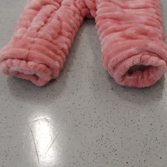 Koala Baby 1-Piece Plush Hooded Pram Suit Fleece Jumper, Pink 12-18 M - Picture 10 of 11